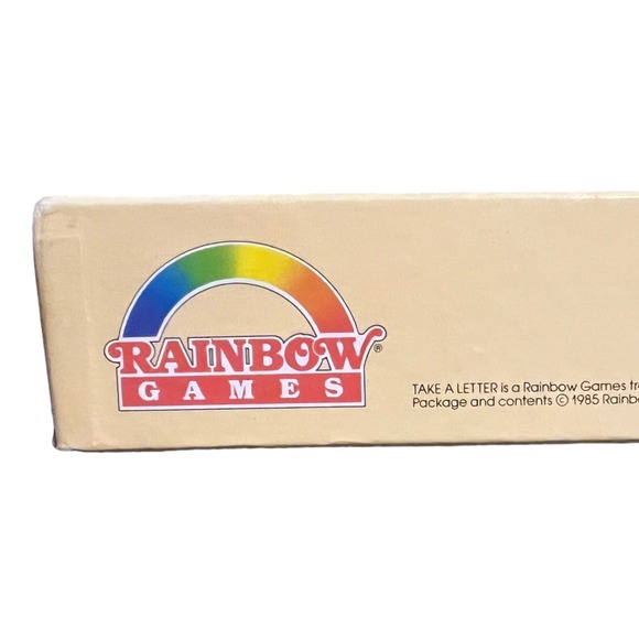 1985 Take A Letter Board Game by Rainbow Games  COMPLETE - Picture 7 of 8
